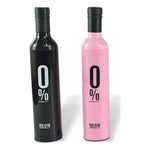 Paraguas Plegable Con Forma De Botella Negra, Antirayos Uv