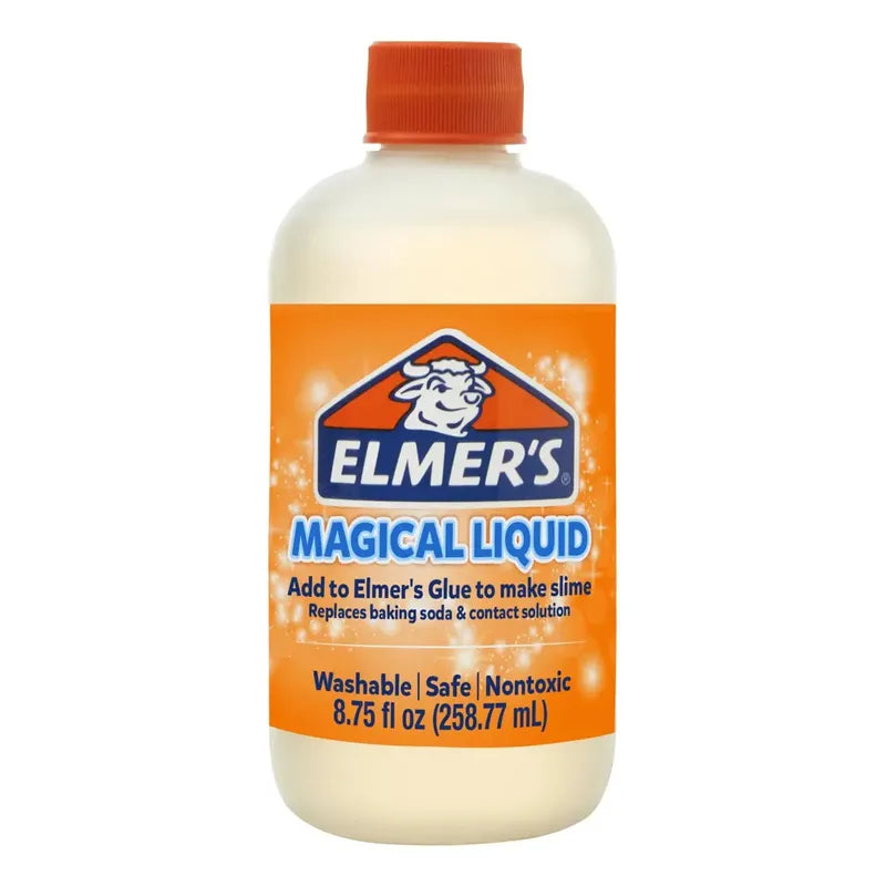 Elmers Activador De Slime Liquido Magico Botella De 258 Ml Color Transparente