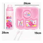 Set Lonchera Taper + Botella Para Jugo Colacion Infantil
