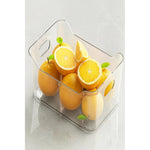 Pack De 4 Caja Organizadora Refrigerador Sin Tapa  Acrilico Transparente