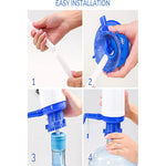 Dispensador Manual De Agua 10, 20 Litros Bomba Para Botellon Azul