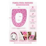 Cubre Asiento Funda Lavable Cálida Inodoro Taza Wc Baño