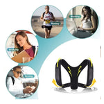 Corrector De Postura De Espalda Acolchada Unisex Ajustable
