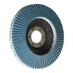 10pcs Disco Flap Lija Traslapado Metal 4.5 Toro Negro Azul