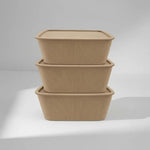 X3 Caja Cesta Organizadora Plastica Con Tapa Apilable 24ltrs