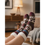 Pack 6 Par Calcetines Chiporro Mujer Térmicos Antideslizante Varios Lazos Y Corazones 37-41