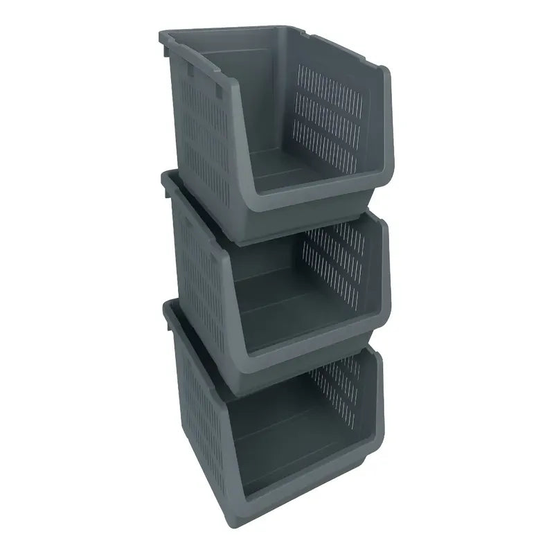 X3 Organizador Gaveta Multiuso Apilable Ventilado Kendy