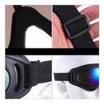 Antiparra De Nieve Lentes Para Ski Y Snowboard Gafas Esquiar Rojo Tornasol