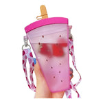 Botella De Agua En Forma  De Sandia 320ml Kawaii /coloridos