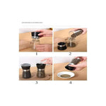 X6 Molinillos De Sal Y Pimienta Grosor Recargables Ajustable