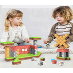 Cubos Bloques Magneticos Minecraft De Construccion 84 Piezas 80 Minecraft