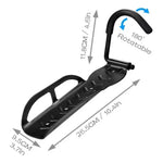 X2 Soporte Porta Bicicleta Para Muralla Colgador Color Negro Negro
