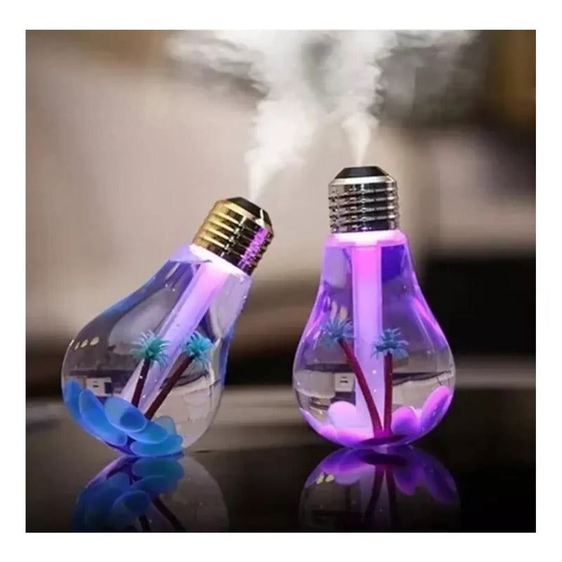 Humidificador Ultrasónico Aromaterapia Filtro Lampara Luz