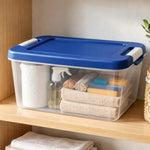 Caja De Plastico Organizadora 14 Litrs Con Broche Vitalplast