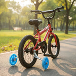 Rueda De Apoyo Estabilizador Bicicleta Para Niños Color Azul Azul
