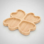 Tabla Para Servir Aperitivos Y Picoteo Picnic Diseño Trebol Madera