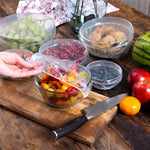 Envoltura De Plástico Para Alimentos Gorro Elastico 100pcs