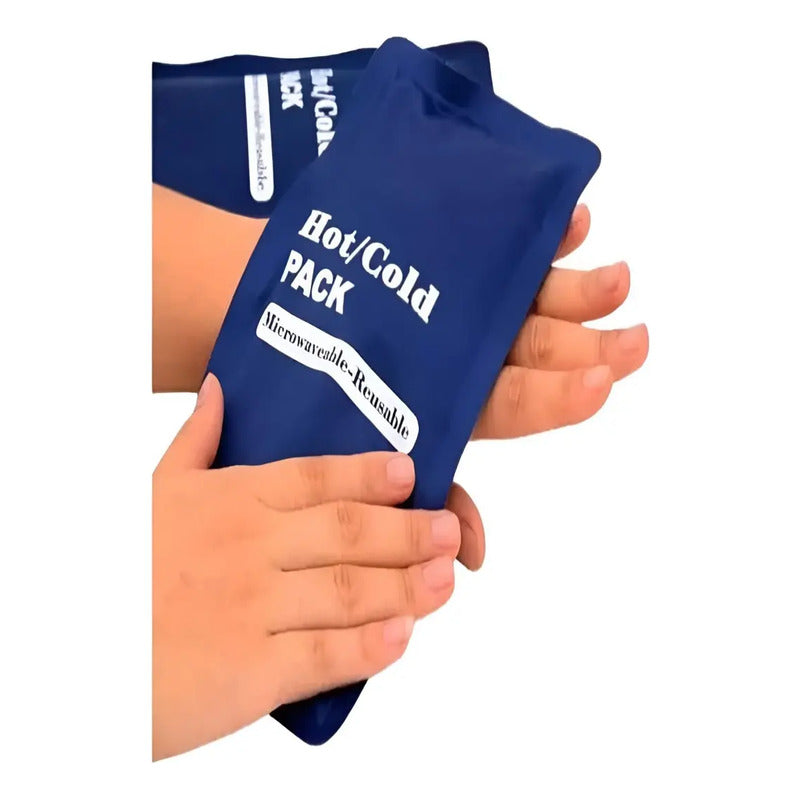 Gel Frio Calor Para Golpes Lesiones Reutilizable 23x13cm X3