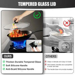 Tapa De Vidrio Para Olla Sarten 18 Cm Utensilio Cocina