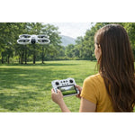 Drone Brushless Irm Con Cámara, Pantalla Lcd Y Giro 360 Para Vuelo Estable Gris