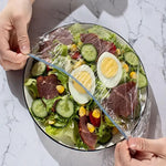 Envoltura De Plástico Para Alimentos Gorro Elastico 100pcs