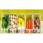 Caja Organizadora Para Refrigerador Con Tapa Y Mango Color