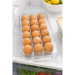 Organizador De Huevos Caja Para 18 Huevos Para Refrigerador  Transparente