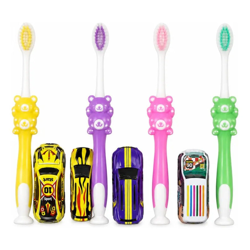 Cepillo De Dientes Higiene Con Juguete Para Bebe Niño Y Niña Niños