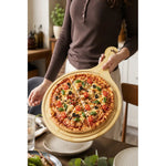Tabla Para Picar Pizza De Bambu Con Mango Pizzera 50x35cm
