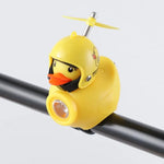 Luz Para Bicicleta Recargable Bocina Pato Amarillo Linterna Surtido