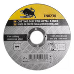 10pcs Disco Flap Lija Traslapado Metal 4.5 Toro Negro Azul