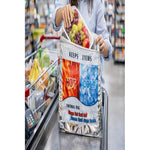 X1 Bolsa Aisladas Frías Y Calientes Para Compra De Alimentos Plateado