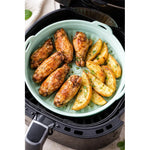 Bandeja Silicona Para Horno Freidora Plegable Redonda 20cm