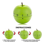 Temporizador De Cocina Fruta Limon Manzana Digital Color