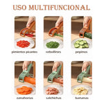 Rebanador Manual De Frutas Y Verduras De Acero Inoxidable