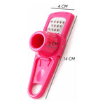Mini Rallador De Ajo Jengibre Manual Triturador Fucsia X1