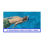 Kit Lentes De Agua Snorkel Gualetas Accesorios De Buceo