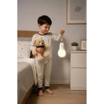 Maquina Ruido Blanco D Alpaca + Altavoz Con Lampara Bebe Blanco
