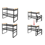 Organizador Repisa De Cocina Gabinetes Repisa Doble 34x21x38
