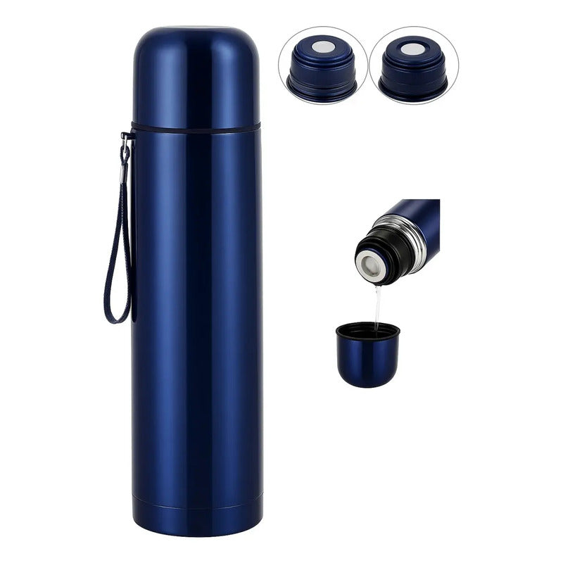 Termo De Café Y Té Térmico Sin Bpa De Doble Pared Antigoteo