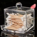 Dispensador De Bastoncillos Algodon Y Mopa Desmaquillantes