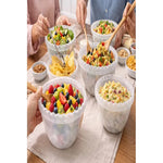 Bowl Plastico Ensaladera Multiuso Para Cocina Resistente