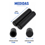 Puños De Bicicleta Goma Antideslizante Agarre Seguro Mtb Negro