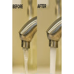 Pack 2 Filtros Grifo Aireador Grifería Lavaplatos Ahorrador Plateado Brillante