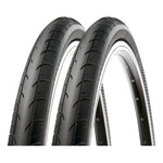 Pack 2 Neumaticos Bicicleta Aro 700 X 23c Ruta Fixie Urbano Negro