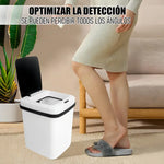 Basurero Con Sensor Automatico Inteligente Impermeable 13l Blanco