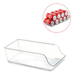 Organizador Acrílico Transparente Para Latas De Refrigerador 35x13.8 Cm