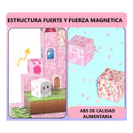 Cubos Bloques Magneticos Minecraft De Construccion 82 Piezas 82 Castillo