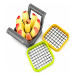 Cortador De Verduras Multifuncional Manual Con 3 Cuchillas Gris