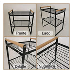 Organizador Repisa De Cocina Gabinetes Repisa Doble 34x21x38